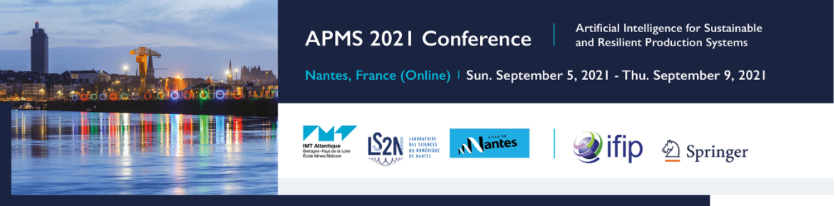 Banner com informações sobre APMS 2021 Conference que acontece nos dias Data: 09/05/2021 a 09/09/2021