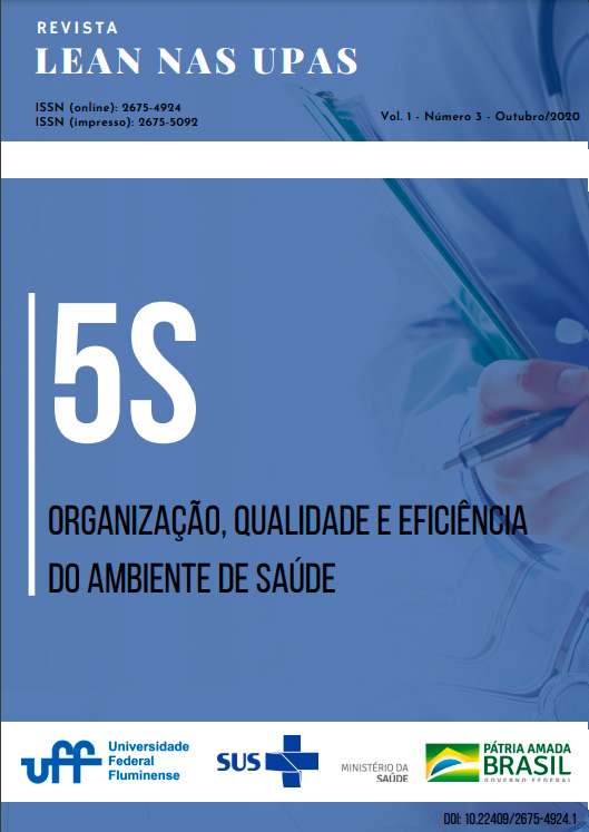 capa revista 5S: Organização, Qualidade e Eficiência do Ambiente de Saúde