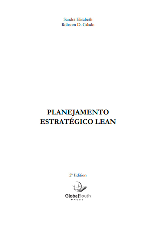 capa livro Planejamento Estratégico Lean