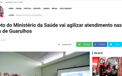 Projeto do Ministério da Saúde vai agilizar atendimento nas UPAs de Guarulhos