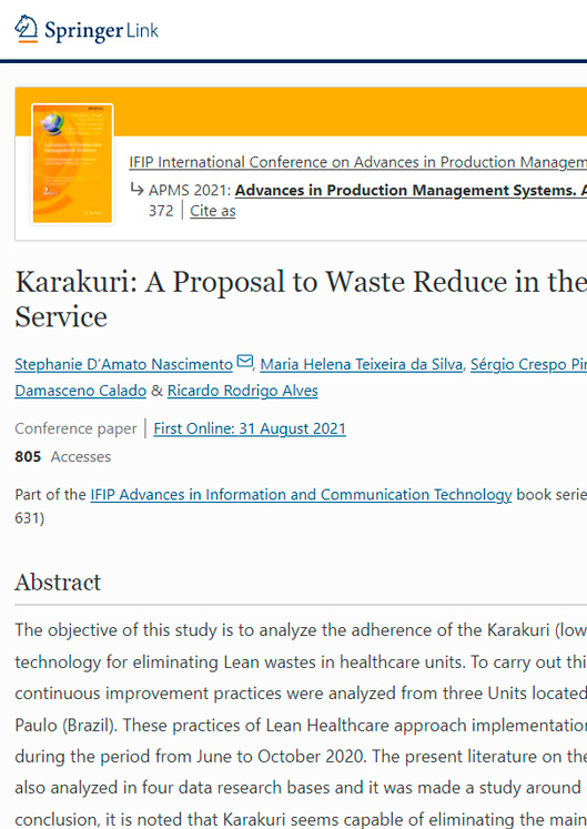 Karakuri: A proposal to waste reduction in Health Service