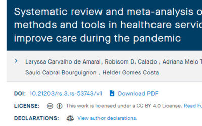 Systematic review and meta-analysis of the use of lean methods and tools in healthcare services: an alternative to improve care during the pandemic
