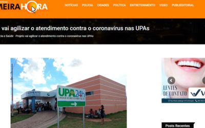 Projeto vai agilizar o atendimento contra o coronavírus nas UPAs