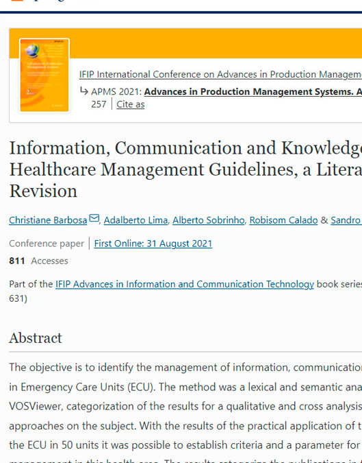Information, Communication and Knowledge for Lean Healthcare Management Guidelines, A Literature Revision