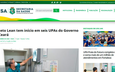 Projeto Lean tem início em seis UPAs do Governo do Ceará