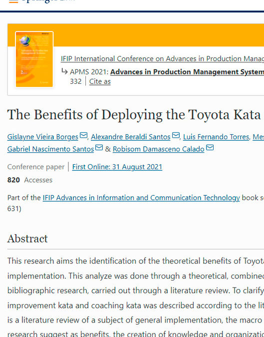 The benefits of deploying the Toyota kata