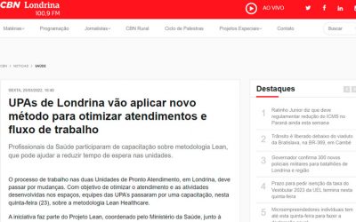UPAs de Londrina vão aplicar novo método para otimizar atendimentos e fluxo de trabalho