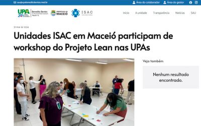 Unidades ISAC em Maceió participam de workshop do Projeto Lean nas UPAs