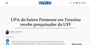 UPA do bairro Promorar em Teresina recebe pesquisador da UFF